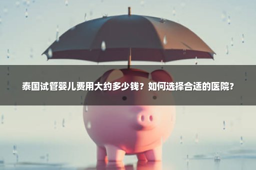 泰国试管婴儿费用大约多少钱？如何选择合适的医院？